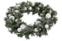 DKD Home Decor Corona LED Nevada Verde con 50 LEDs