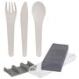 Cook Concept Juego De Cubiertos Para Llevar Eco Concept Trigo Y Arroz Para Picnics