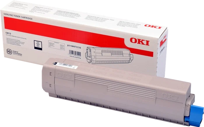 OKI Cartucho de Tóner Negro 46471116 para Serie C800