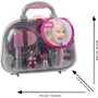 Klein Estuche de Peluquería y Secador de Pelo para Niños con Accesorios y Sonidos Electrónicos, Juego de Juguete para +3 Años