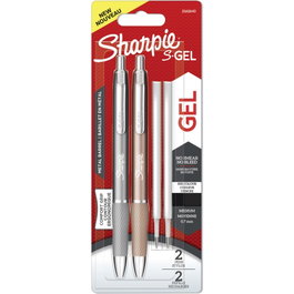 Sharpie S-Gel Metal Steel Grey + Rosegold 0,7 mm con 2 recambios