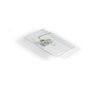 Durable Portanombres de PVC con Pinza Combi Transparente 54x90 mm