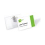 Durable Portanombres de PVC con Pinza Combi Transparente 54x90 mm