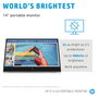 HP E14 G4 Monitor Portátil 14 Pulgadas Full HD Silver