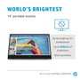 HP E14 G4 Monitor Portátil 14 pulg Full HD Silver