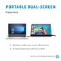HP E14 G4 Monitor Portátil - Pantalla Brillante para Trabajar en Cualquier Lugar, Conexión USB-C