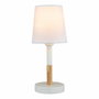 Edm Lámpara de mesa blanca Ø 13 x 32 cm