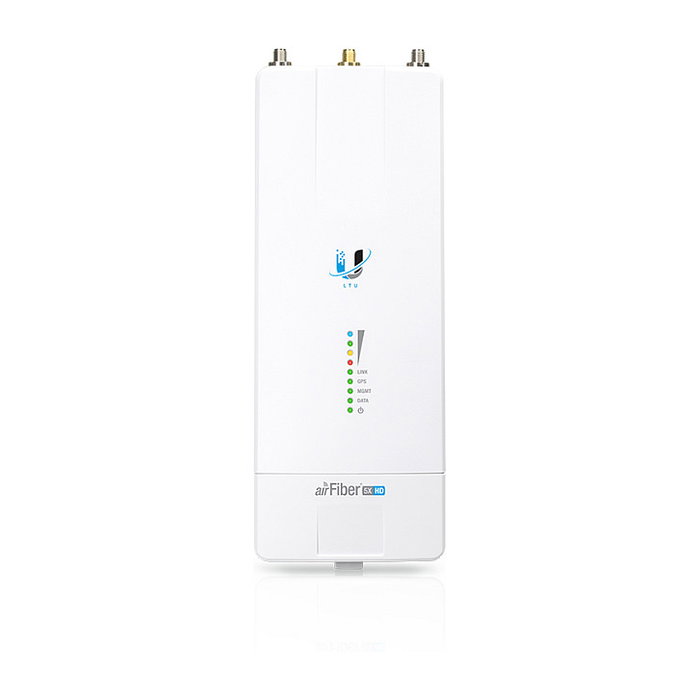 Ubiquiti AirFiber AF-5XHD Radio Enlace Exterior 5 GHz, Hasta 1 Gbps, 2 Puertos Gigabit Ethernet, PoE, IP67, Blanco