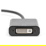 Digitus Adaptador DisplayPort a DVI Activo, Conector Mini DisplayPort Macho a DVI-I Hembra, 0.15m
