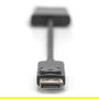 Digitus Adaptador DisplayPort a DVI Activo, Conector Mini DisplayPort Macho a DVI-I Hembra, 0.15m