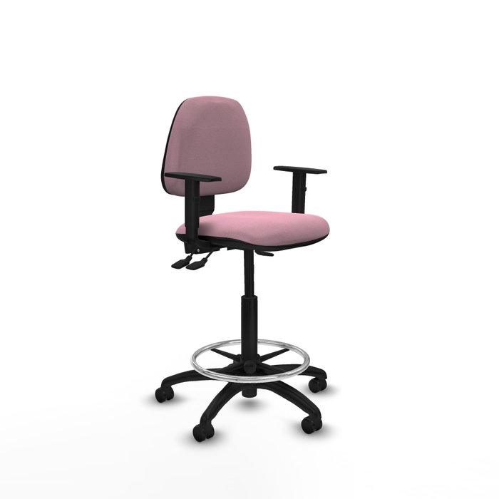PIQUERAS Y CRESPO Taburete Isso AS bali rosa brazos 1D PIQUERAS Y CRESPO Taburete Isso AS bali rosa brazos 1D