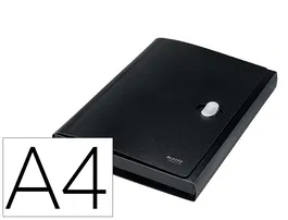 Leitz Carpeta Clasificadora Fuelle Polipropileno 5+1 Compartimentos DIN A4 Negro Reciclado