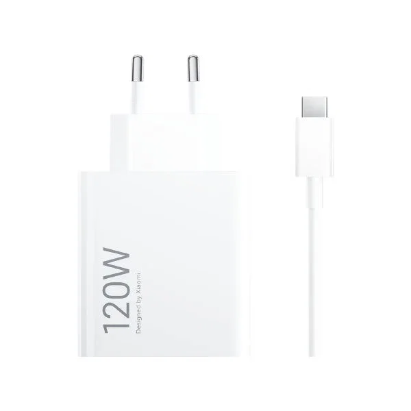 Xiaomi 120W HyperCharge Combo (Type-A) Blanco con cable USB-C