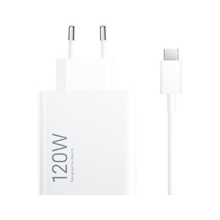 Xiaomi 120W HyperCharge Combo (Type-A) Blanco con cable USB-C