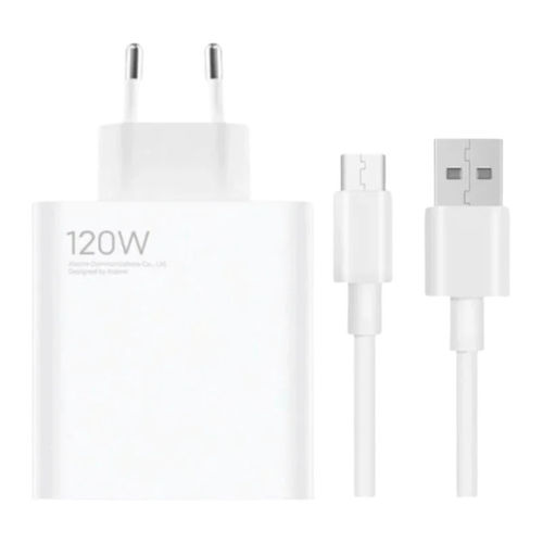Xiaomi 120W HyperCharge Combo (Type-A) Blanco con cable USB-C
