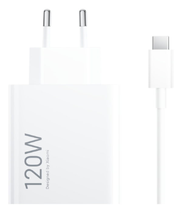 Xiaomi 120W HyperCharge Combo (Type-A) Blanco con cable USB-C
