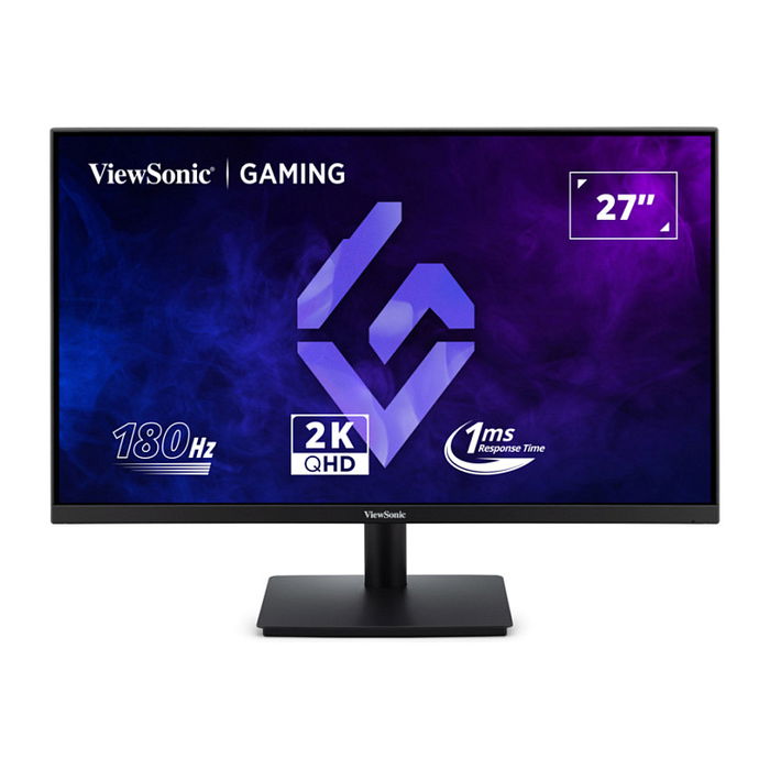 ViewSonic VX Series VX27G1-2K Monitor Gaming 69 cm (27") QHD 2560 x 1440 IPS 180Hz 1ms G-SYNC Compatible HDR10 Sin Marco Negro