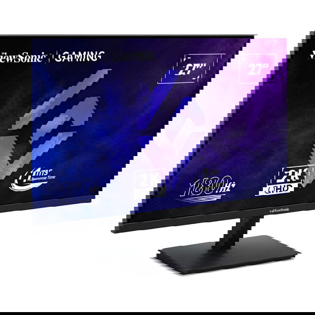ViewSonic VX Series VX27G1-2K Monitor Gaming 69 cm (27") QHD 2560 x 1440 IPS 180Hz 1ms G-SYNC Compatible HDR10 Sin Marco Negro