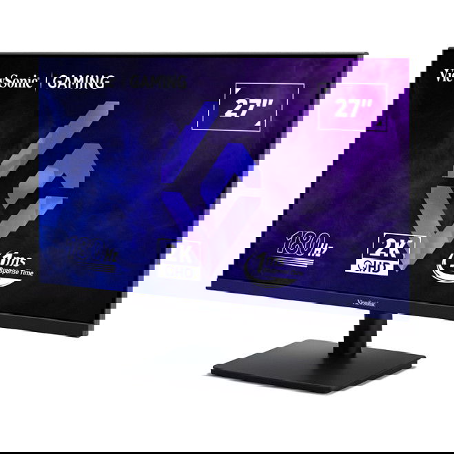 ViewSonic VX Series VX27G1-2K Monitor Gaming 69 cm (27") QHD 2560 x 1440 IPS 180Hz 1ms G-SYNC Compatible HDR10 Sin Marco Negro