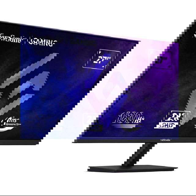 ViewSonic VX Series VX27G1-2K Monitor Gaming 69 cm (27") QHD 2560 x 1440 IPS 180Hz 1ms G-SYNC Compatible HDR10 Sin Marco Negro