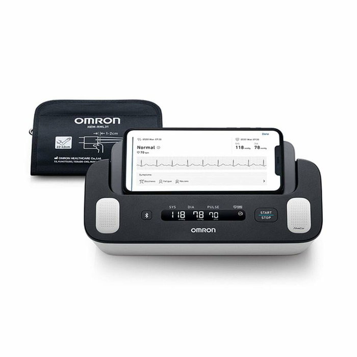 Omron Complete HEM-7530T-E3 2w1 Bluetooth blanco y negro
