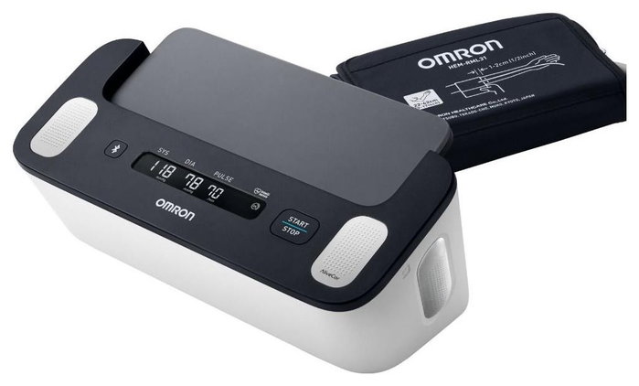Omron Complete HEM-7530T-E3 2w1 Bluetooth blanco y negro