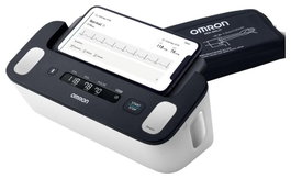 Omron Complete HEM-7530T-E3 2w1 Bluetooth blanco y negro