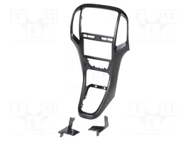 ACV Bastidor de montaje de radio para Opel 2 DIN Negro Perla