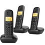 Gigaset A170 Trio Teléfono Inalámbrico Negro
