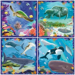 Ravensburger Rompecabezas ¡ARRIBA! Animales Marinos 12004004 para Niños a partir de 5 años 100 Piezas
