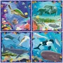 Ravensburger Rompecabezas ¡ARRIBA! Animales Marinos 12004004 para Niños a partir de 5 años 100 Piezas