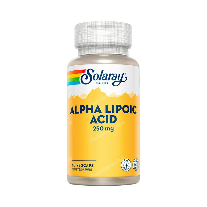 SOLARAY Alpha Lipoic Acid 250mg 60 Cápsulas