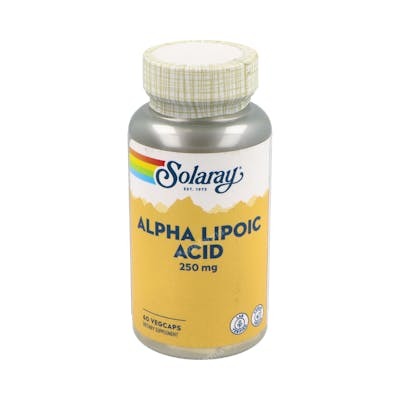 Solaray Alpha Lipoic Acid 250mg 60 cápsulas Solaray Alpha Lipoic Acid 250mg 60 cápsulas