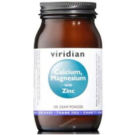 VIRIDIAN Calcio Magnesio Zinc + Vitamina C Polvo 100Gr