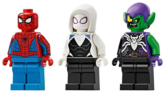 Lego Marvel Coche de Carreras de Spider-Man y Duende Verde Venomizado
