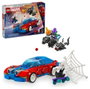 Lego Marvel Coche de Carreras de Spider-Man y Duende Verde Venomizado