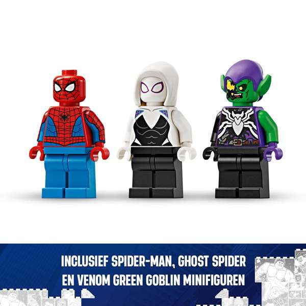 Lego Juego de Construccion Coche de Carreras de Spider-Man y Duende Verde Venomizado Marvel
