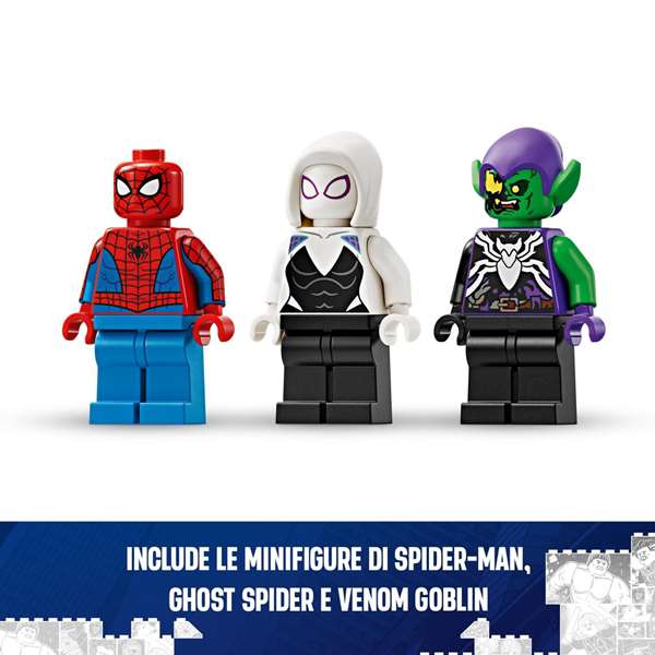 Lego Juego de Construccion Coche de Carreras de Spider-Man y Duende Verde Venomizado Marvel