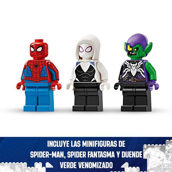 Lego Juego de Construccion Coche de Carreras de Spider-Man y Duende Verde Venomizado Marvel
