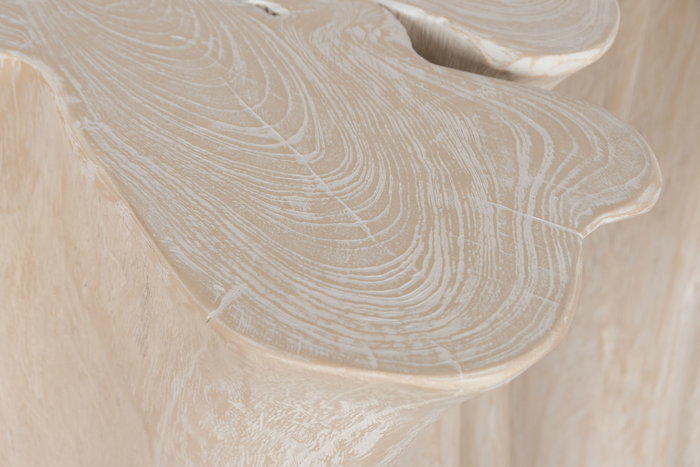 DKD Home Decor Indonesia 1c24 Consola Balines Blanco 40 x 77 x 120 cm