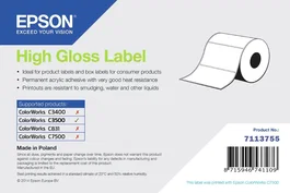 Epson High Gloss Label Etiquetas Autoadhesivas 102x152mm