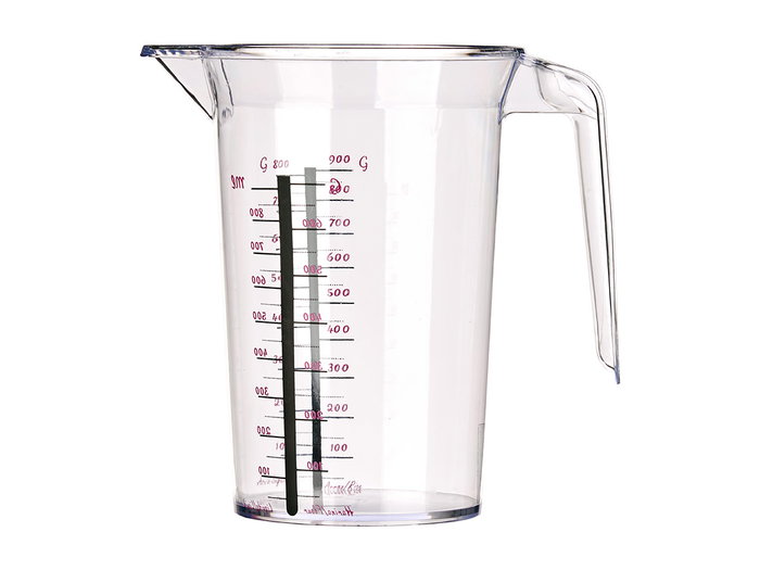 Kinvara Jarra Medidora Transparente 800 ml 17.5x17.5x12.5 cm (Set de 36)