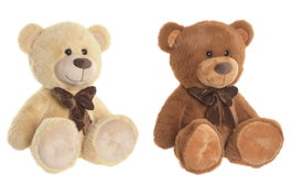 DKD Home Decor Pack de 2 Peluches de Oso en Poliéster