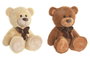 DKD Home Decor Pack de 2 Peluches de Oso en Poliéster