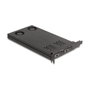 DeLOCK PCIe x16 Adaptador para 2 M.2 NVMe SSD con Bifurcación, Tarjeta Rack Móvil, PCIe 4.0, Enfriamiento Activo con 2 Ventiladores, Negro