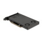 DeLOCK PCIe x16 Adaptador para 2 M.2 NVMe SSD con Bifurcación, Tarjeta Rack Móvil, PCIe 4.0, Enfriamiento Activo con 2 Ventiladores, Negro