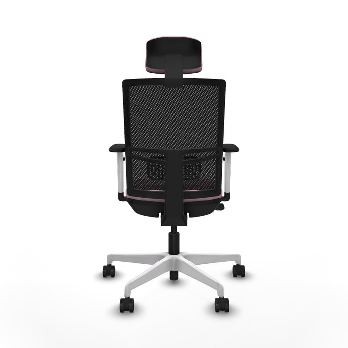 PIQUERAS Y CRESPO Silla de oficina Yunquera Rosa y Negro con mecanismo Sincro/Traslack PIQUERAS Y CRESPO Silla de oficina Yunquera Rosa y Negro con mecanismo Sincro/Traslack