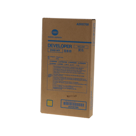 Konica Minolta Developer Unit DV614Y / A3VX700 Yellow - Unidad de Revelador Compatible con Impresoras Konica Minolta para Tóner Amarillo, Incluye Repuestos y Mantenimiento