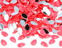 Innspiro Gemas Decorativas Acrílicas Gota Rosa Fluor 8x13mm