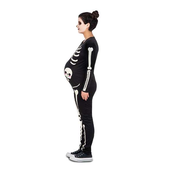 My Other Me Disfraz Embarazada Esqueleto Mamá y Bebé Talla L